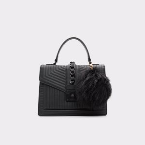 Aldo Jerilini Top Handle Handtasche Schwarz | MXB-354982
