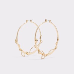 Aldo Jessielea Hoop Ohrringe Dunkelgrün | JIX-358416