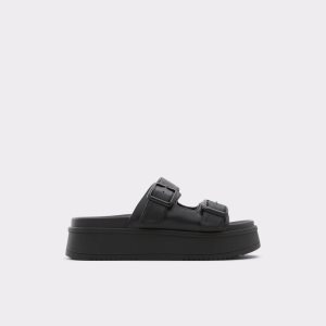 Aldo Jika Badelatschen Sandal - Flatform Sandalen Schwarz | GWP-728934