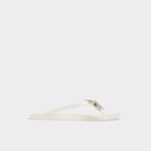 Aldo Kahala Flache Sandal Sandalen Weiß | QJB-906783