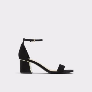 Aldo Kedeaviel High Sandal Blockabsatz Schwarz | UWY-263875