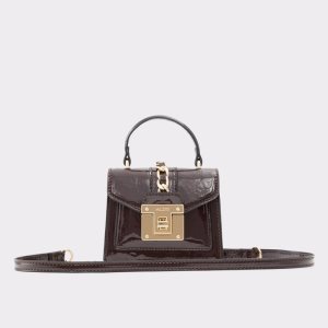 Aldo Kentwell Top Handle Handtasche Dunkelbraun | TEQ-813672