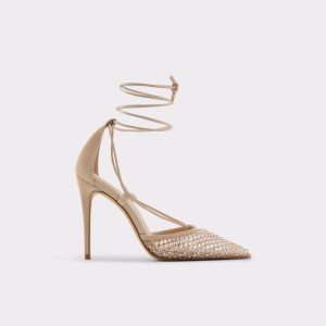 Aldo Ladanten Riemchen Absatz Hohe Schuhe Beige | IVE-760149