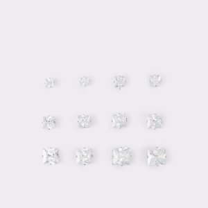 Aldo Laportea Stud Ohrringe Silber Mehrfarbig | BZN-471923