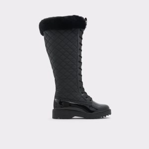 Aldo Laralima Winter - Lug Sole Hohe Stiefel Schwarz | KYF-179386