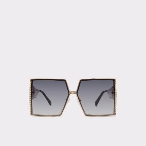Aldo Leewin Sonnenbrille Schwarz Gold Mehrfarbig | VDM-905783