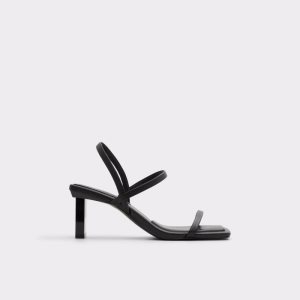 Aldo Lokurr Sling Back Absatz Sandal Blockabsatz Schwarz | ERG-617025