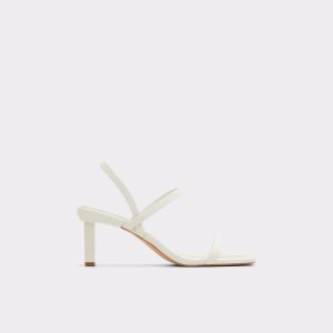 Aldo Lokurr Sling Back Absatz Sandal Blockabsatz Weiß | VXY-912074