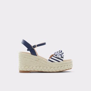 Aldo Macrama Wedge Sandal - Wedge Sandalen Blau | YGD-730589