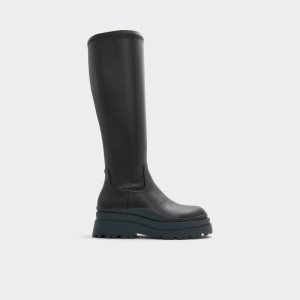 Aldo Majorr Knee-high - Lug Sole Hohe Stiefel Schwarz | FUB-235687