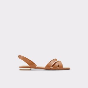 Aldo Marassi Sling Back Sandal Sandalen Braun | RUE-514682