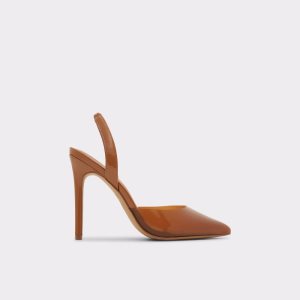 Aldo Marie Sling Back High - Stiletto Hohe Schuhe Dunkelbeige | MPX-873412