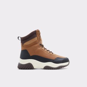 Aldo Mountrock High Top - Jogger Sole Regenstiefel Hellbraun | DGY-287154