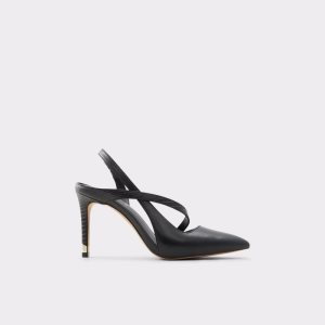Aldo Noideaa Sling Back High - Stiletto Hohe Schuhe Schwarz | UZE-407189
