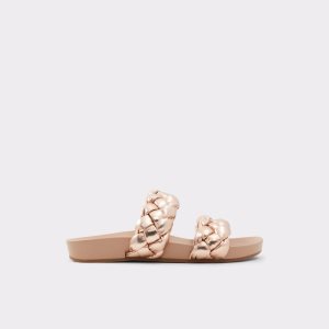 Aldo Oaka Badelatschen Sandal Sandalen Rosa Gold | LDF-462390