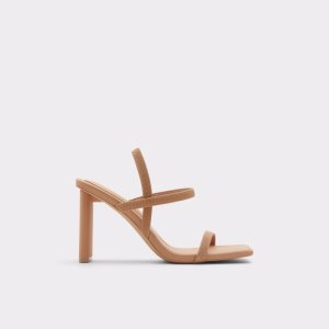 Aldo Okurra Riemchen Absatz Sandal Blockabsatz Beige | KNH-640139