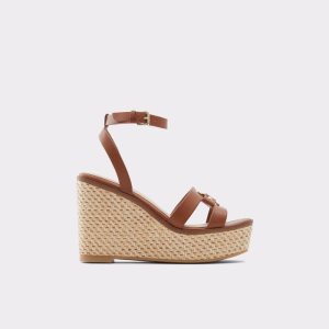 Aldo Onan Wedge Sandal - Wedge Sandalen Braun | VEI-479021