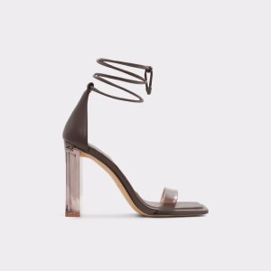 Aldo Onardonita Absatz Sandal Hohe Schuhe Dunkelbraun | STU-310582
