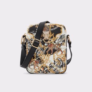 Aldo Palbaro crossbody taschen Schwarz Gold Mehrfarbig | HCP-892705