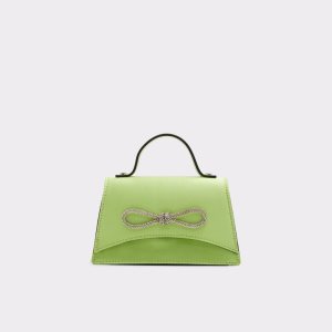 Aldo Papioni Top Handle Handtasche Hellgrün | UVY-280534