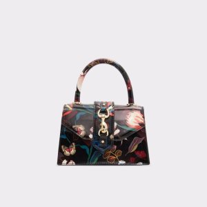 Aldo Paradisx Top Handle Handtasche Schwarz | DOZ-163049