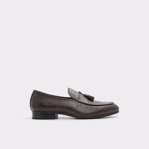 Aldo Percival Lederschuhe Dunkelbraun | CME-981542