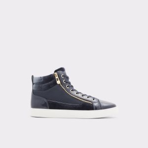 Aldo Popstar High Top - Cup Sole Sneakers Navy | WVH-960751