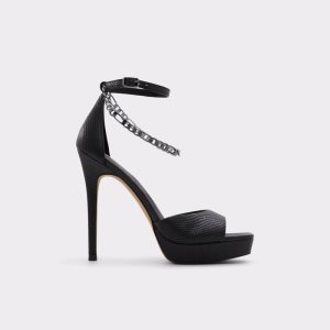 Aldo Prisilla Absatz Sandal - Stiletto Plateauschuhe Schwarz | EVG-201893