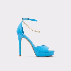 Aldo Prisilla Absatz Sandal - Stiletto Plateauschuhe Hellblau | MJS-695240