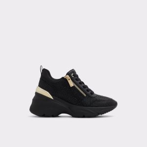 Aldo Quartz Jogger Sole - Wedge Sneakers Schwarz | DJA-709283