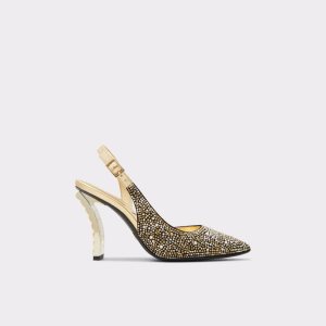 Aldo Radia Sling Back High Hohe Schuhe Schwarz | EOK-276941