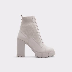 Aldo Rebel - Lug Sole Kampfstiefel Grau | NJQ-189450