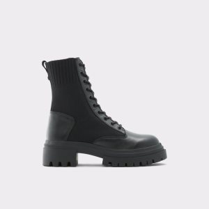 Aldo Reflow - Lug Sole Kampfstiefel Schwarz | OYT-081276