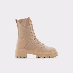 Aldo Reflow-w - Lug Sole Kampfstiefel Beige | UZN-584237