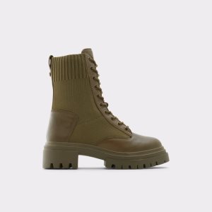 Aldo Reflow-w - Lug Sole Kampfstiefel Khaki | BAI-563017