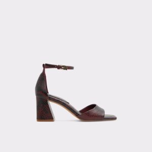 Aldo Safdie Riemen Absatz Sandal Blockabsatz Rot | ZLS-546723