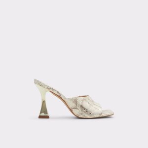 Aldo Selah Absatz Mule Blockabsatz Gold | TIJ-716234