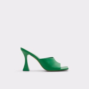 Aldo Selah Absatz Mule Hohe Schuhe Grün | SAP-648195