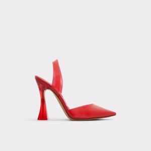 Aldo Solanti Sling Back High Blockabsatz Rot | KOI-025834