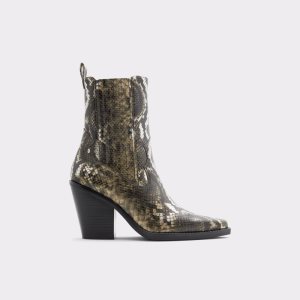 Aldo Talladega Western Chelsea Boots Khaki | CVP-532768