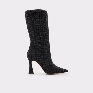 Aldo Taylah Mid-calf Hohe Stiefel Schwarz | HKL-031928