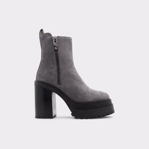 Aldo Upside - Lug Sole Stiefeletten Dunkelgrau | IOP-182594