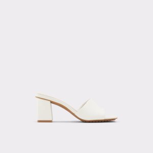 Aldo Velalith High Sandal - Blockabsatz Weiß | OAH-541082
