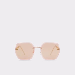 Aldo Yeranna Rectangle Sonnenbrille Rosa Gold | JQF-817690