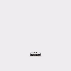 Aldo Ziewen Ring Schwarz Silber Mehrfarbig | QDU-742650